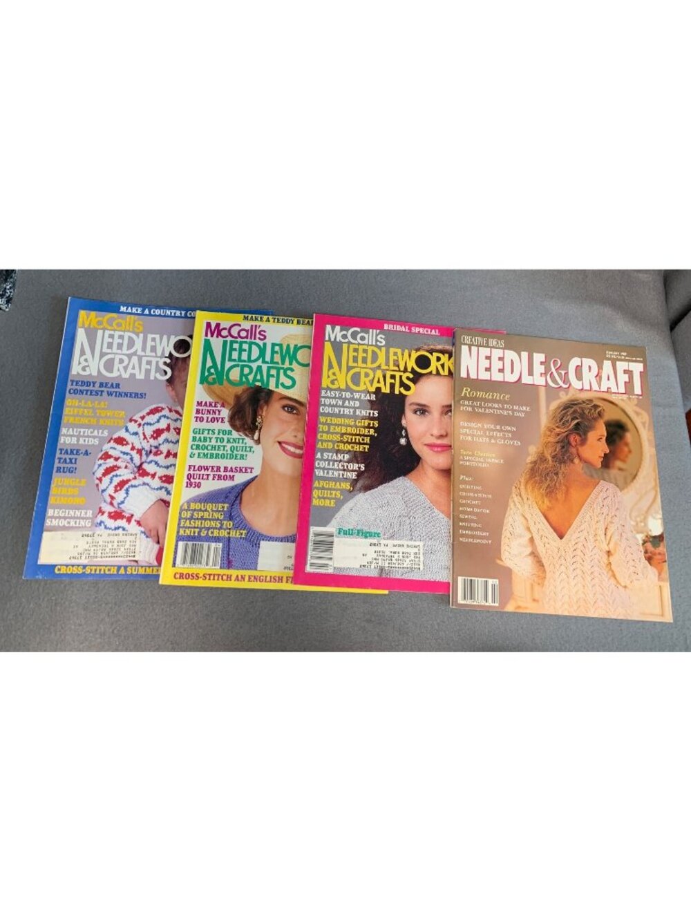 Needle & Craft Magazines Lot 1989 McCalls & Creative Ideas DIY Patterns